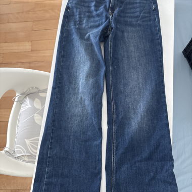 Jeans évasés bleu foncé