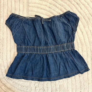 Haut en jean ASOS DESIGN