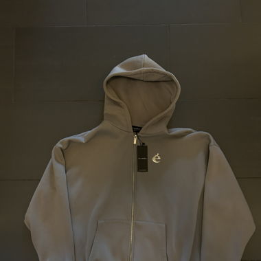 ÉRE Basic Zipper Hoodie - Formel Grey