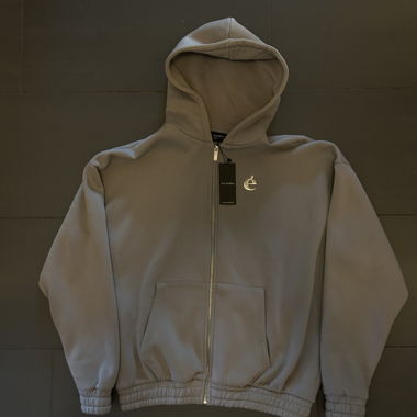 ÉRE Basic Zipper Hoodie - Formel Grey