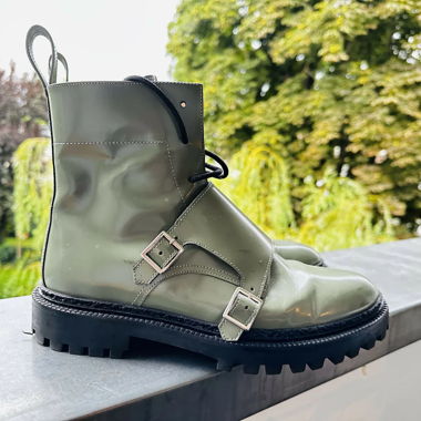 Birkengrüne Boots