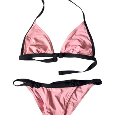 Pink Black Bikini-Set