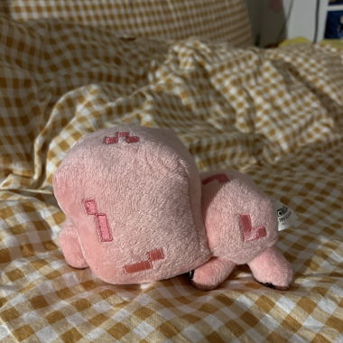 minecraft pig plushie