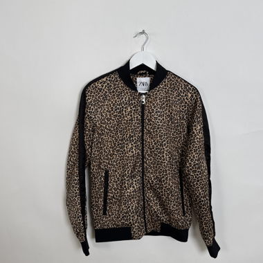 Veste bomber léopard Zara