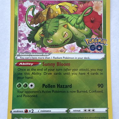 Radiant Venusaur card