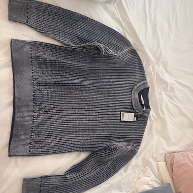 Weekday Heavy Knit Sweater Blue 