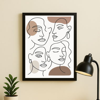 cadre photo femmes a4