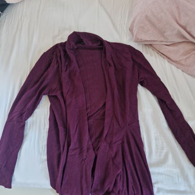 Burgundy cardigan