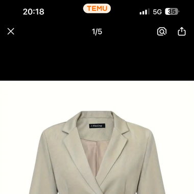 Blazer avec ceinture 