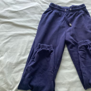 Navy sweat pants