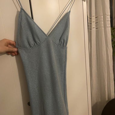 Sparkly blue h&m dress 