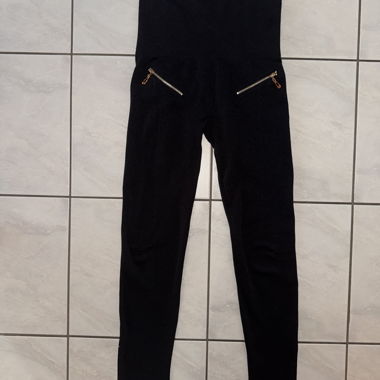 Schwarze Leggings