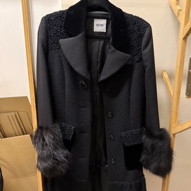 Moschino Mantel schwarz