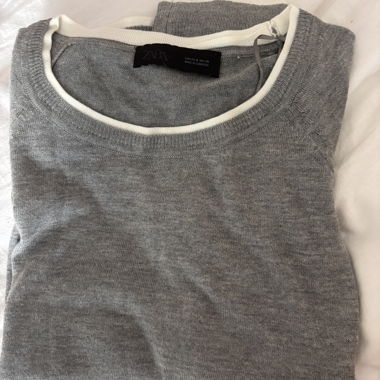 Maglione grigio Zara leggero