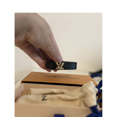 Louis Vuitton leather bracelet
