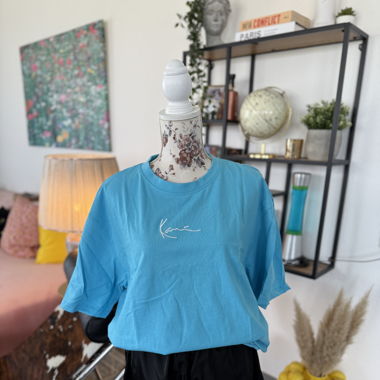 KARL KANI T-Shirt blau Gr. L