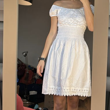 white dress