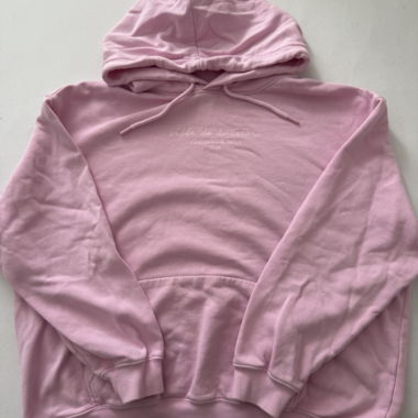 Sweat à capuche rose
