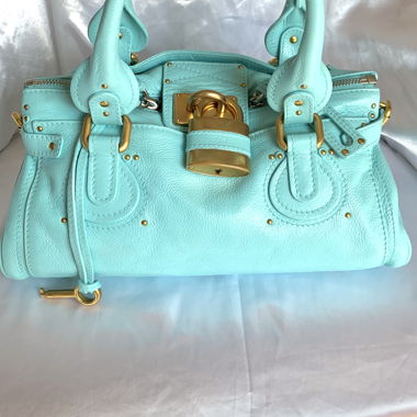 Sac à main turquoise Chloé