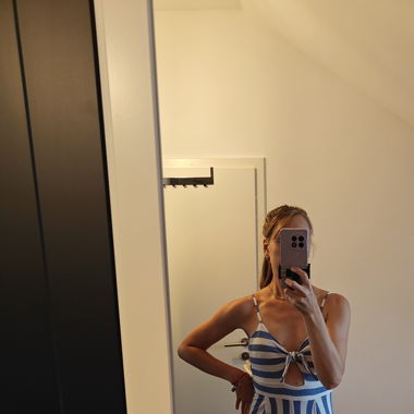 Summer jumpsuit à rayures 