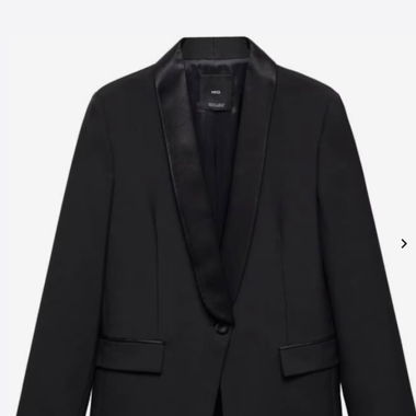 New: Mango black blazer