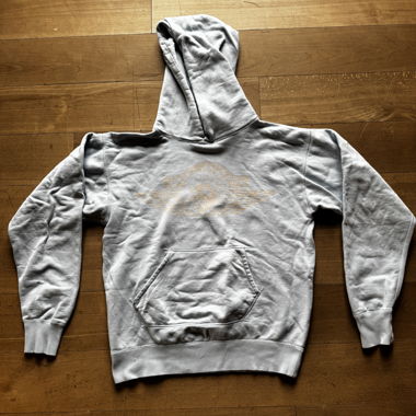Angel of Death Printed Hooded Cotton Sweatshirt