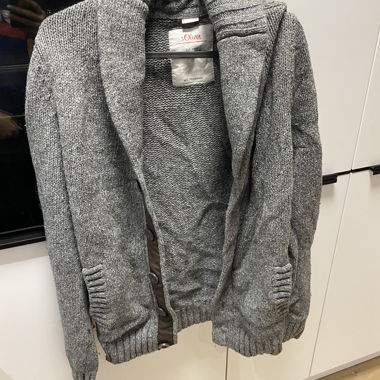 Cardigan in maglia grigio s.Oliver