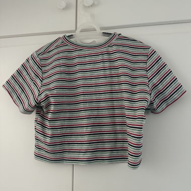 Striped Crop T-Shirt
