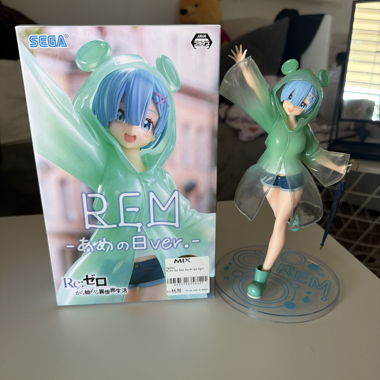 figura anime Rem frog rainy day Re:Zero