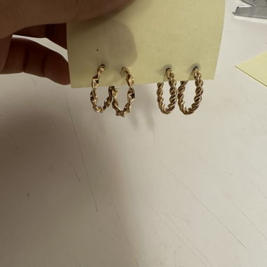 Set de boucle d’oreille 