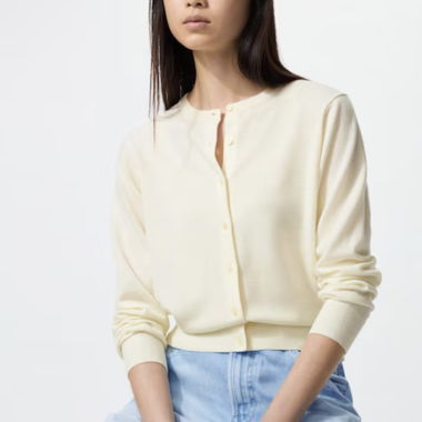 Cardigan beige UNIQLO taglia S