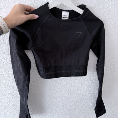 Crop top Gymshark a maniche lunghe