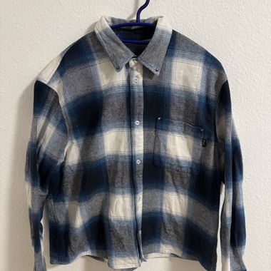 Camicia a quadri Peso blu bianco