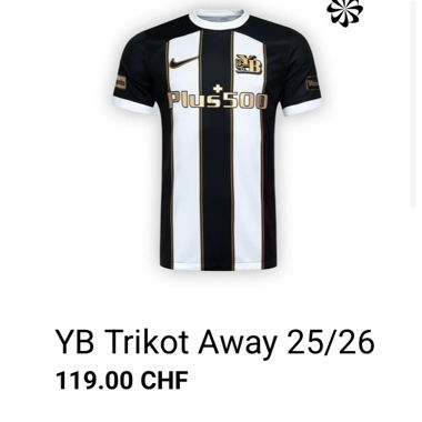 Maillot extérieur YB 2025/26