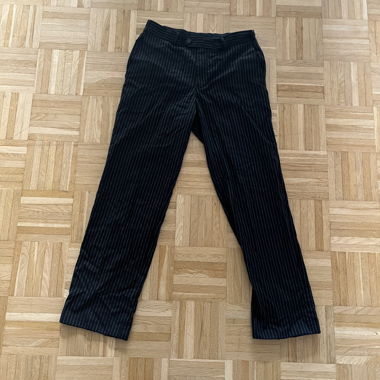 Pantaloni baggy a righe
