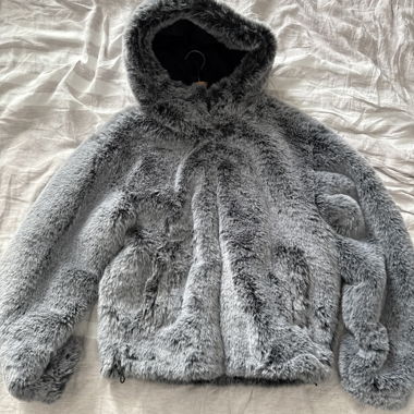 Faux Fur Hooded Jacket