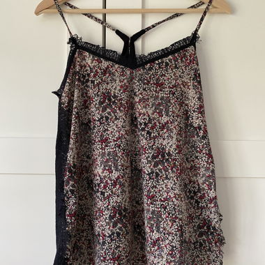 Promod Floral Lingerie Top