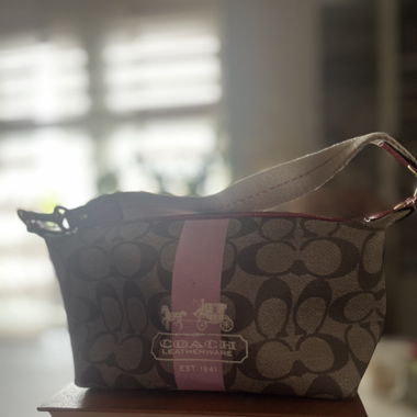 Coach Heritage Pink Schultertasche
