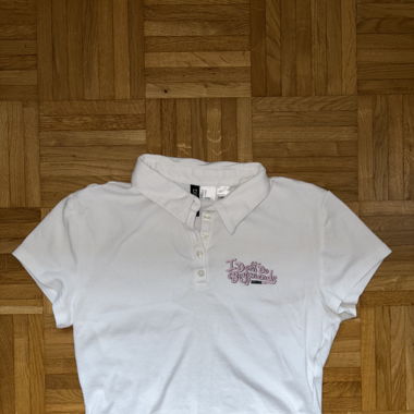 chemise crop top blanc 