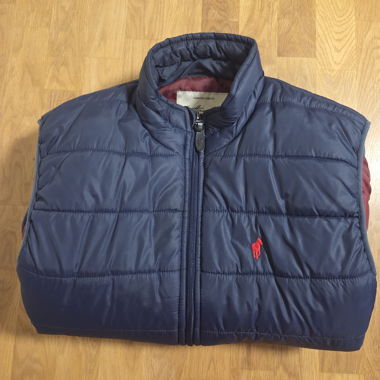 Steppweste Herren-Gentleman Farmer-Blau-L