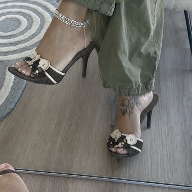 Talons mules vintage guess