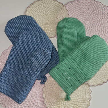 Handgemachte Topfhandschuhe