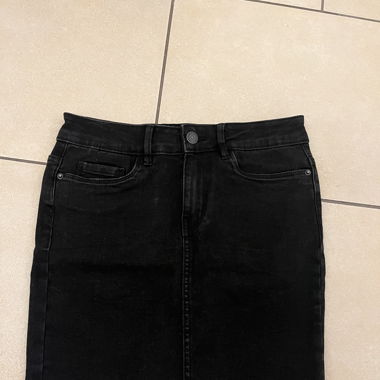 Kurzer Denim Rock