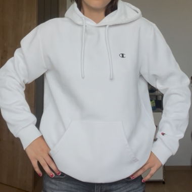 White Champion Hoodie