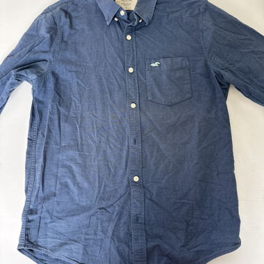 Chemise bleue Hollister