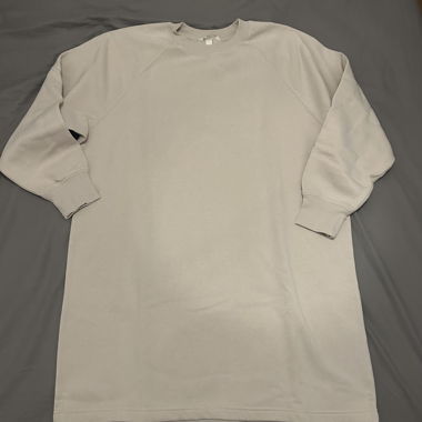 Robe-sweat beige Gr. M
