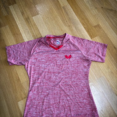 T-shirt de sport Butterfly rose pour femmes