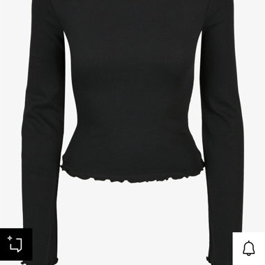 Black Long Sleeve Top