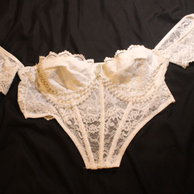 Bustier corset en dentelle