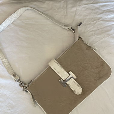 Beige Crossbody Bag